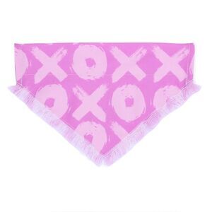 NWT Vibrant Life Dog Bandana, Pink XO, Medium/Large